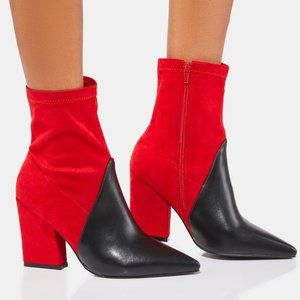 Lemon Drop by Privileged THE CLARENCE  COLOR BLOCKED  Ankle Boots